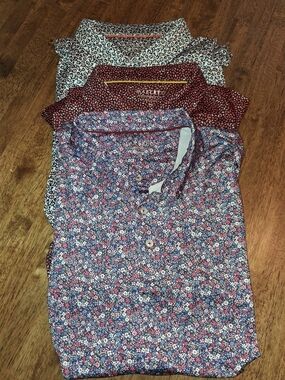 Maelreg Performance NWOT Folral Golf SS Polo 3 Peice 3X